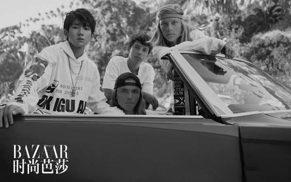 王源登芭莎助公益慈善，杂志售卖创三项纪录